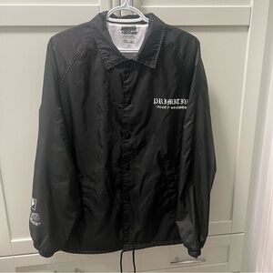PRIMITIVE x NARUTO Shippuden Hiden Black Coaches Jacket Men's Size Medium